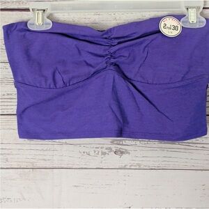 PINK Victoria's Secret Purple Bandeau Top